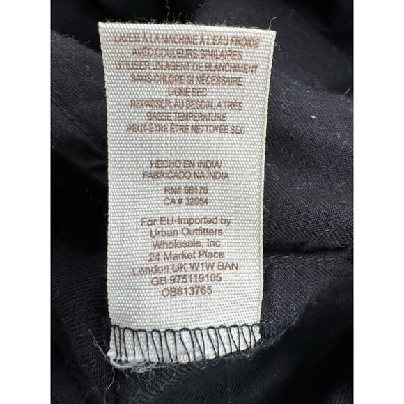 Free People Fleur Du Jour Floral Embroidered Off Shoulder Mini Dress Sm Black - Picture 11 of 16